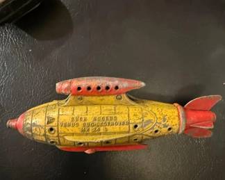 Antique (1930's) Buck Rodgers Toy Venus Duo-Destroyer Tootsie Toy