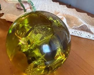 Extremely Rare 2.4 pound Citraline Rainbow Paperweight it is Gorgeous!