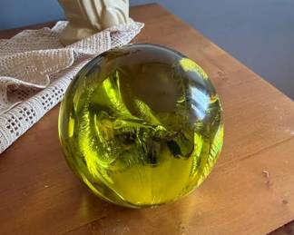 Extremely Rare 2.4 pound Citraline Rainbow Paperweight it is Gorgeous!