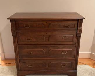 4-Drawer Dresser with Brass Pulls
