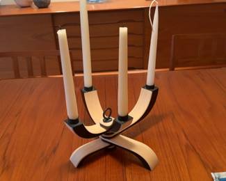 Scandinavian Design Wooden Taper Candle Holder