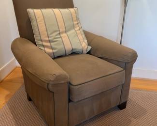 Milling Road Upholstered Armchair with Accent Pillow