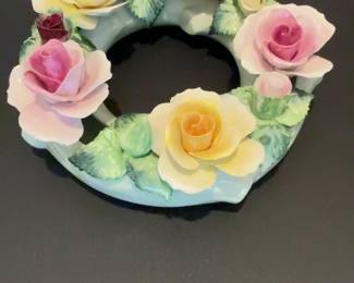 Radnor Bone China Floral Rose Ring 