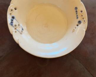 Artisan Handcrafted Ceramic Decorative Bowl - 12”