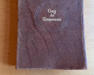 Guy de Maupassant Leather Bound Collection, 1903