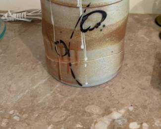 Handcrafted Studio Pottery Stoneware Lidded Jar