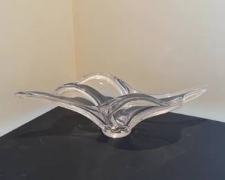 Vintage Art Glass Centerpiece Bowl