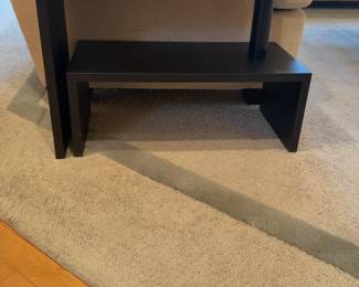 Zanotta Castiglioni Double Height Side Table with Rotating Shelve