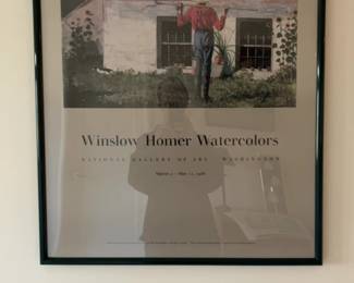 Winslow Homer Watercolors National Gallery of Art Exhibition Poster