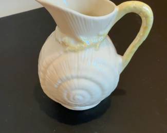 Belleek Ceramic Snail Shell Pitcher - Price per One