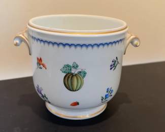 Richard Ginori Italian Fruit Antico Doccia Porcelain Cachepot