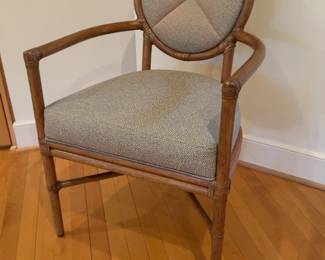 McGuire Armchair with Oval Padded Backrest - Price per Chair