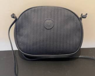 Fendi Roma Italy 1925 Vintage Striped Crossbody Bag