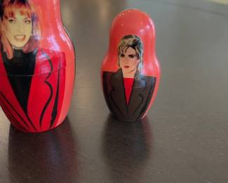 Bill Clinton and Monica Lewinsky Political Matryoshka Nesting Dolls