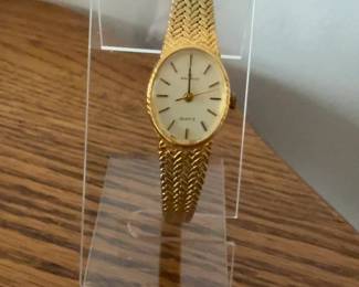Waltham Gold Tone Quartz Women's Dress Watch