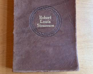 Robert Louis Stevenson Antiquarian Leather Bound Book, 1926