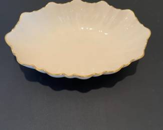 Lenox Symphony Scalloped Ceramic Serving Bowl Centerpiece