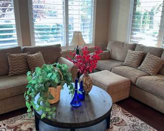 Ethan Allen sofa and love seat 