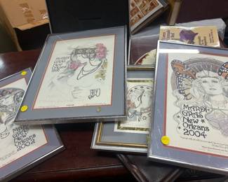 Mousie signed all of these posters