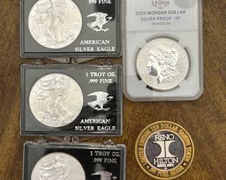 Mint Proof Sets, Silver Coins, Old Currency, Star Notes and Graded Coins