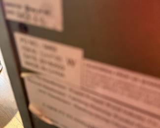 Back of silver buffet