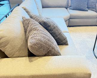 Grey sectional 1200.00 Pottery Barn. 