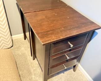 Non-branded night stands  scratched  60.00 pair