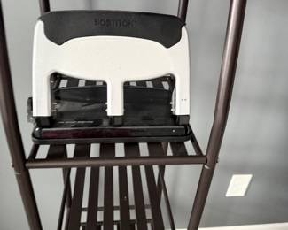 Black  metal stand with 4 shelves 40.00