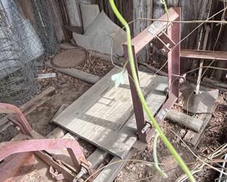 Vintage Implement Seat with Victor Ply Co.
