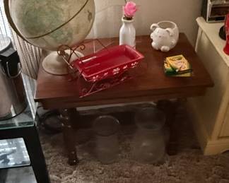 Vintage Terrestrial Globe with Metal Stand