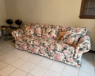 floral couch 