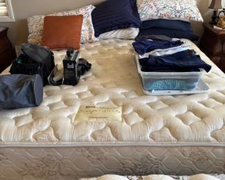 King size mattress and box spring 