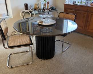 vintage table and chairs