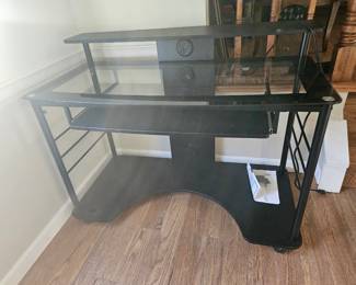 Glass desk