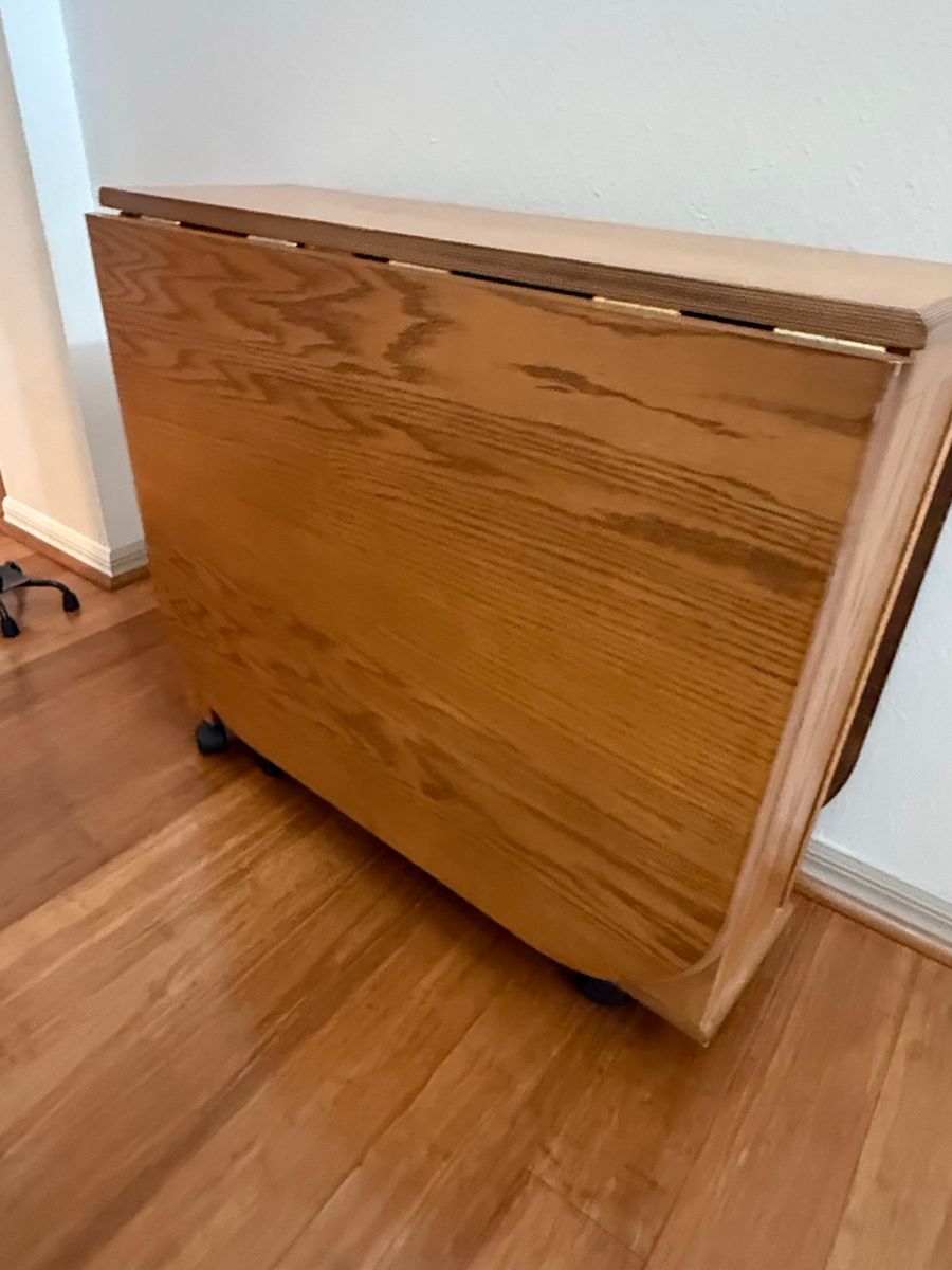 Drop Leaf Dining Table and Chairs Set