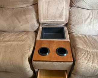 La-Z-Boy Trouper Reclining Loveseat with Console
