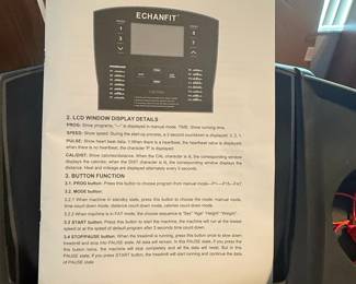 Echanfit Folding Treadmill