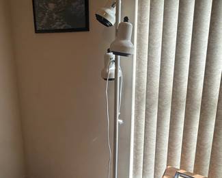 White Multi-Head Floor Lamp