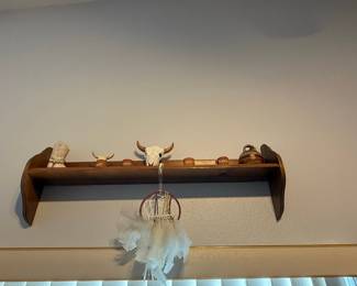 Southwestern Decorative Shelf with Collectibles