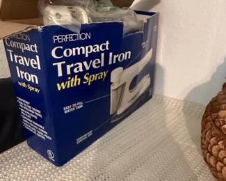 Perfection Compact Travel Iron with Spray