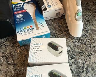 Vicks Rapid Read Digital Thermometer & BodyMed Pulse Oximeters