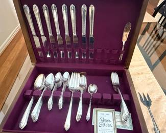 International Silver "Prelude" Sterling Silver Flatware Set