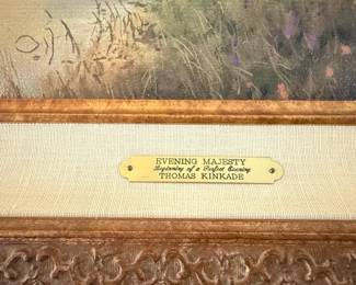 Thomas Kinkade "Evening Majesty" / "Beginning of a Perfect Morning" Limited Edition Art Print