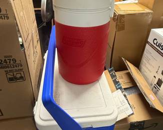 Coleman Cooler and Water Jug Set
