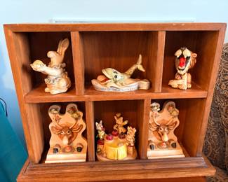 Sebastian Miniature set with custom wood shelf 
