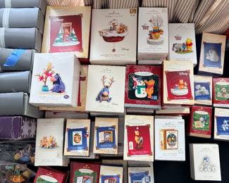 Hallmark orniments / lots of Winnie the Pooh