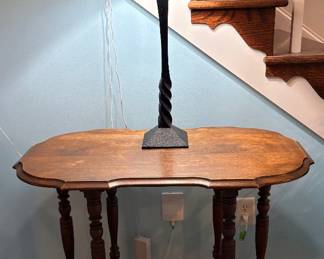 Antique Hagerstown Maryland Brandt Cabinet Works side table 