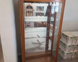 Pulaski Curio Cabinet with Three Shelves