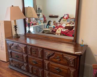 1970’s Dresser with mirror 