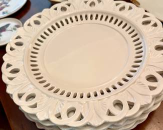 Beautiful White Plates Italy 